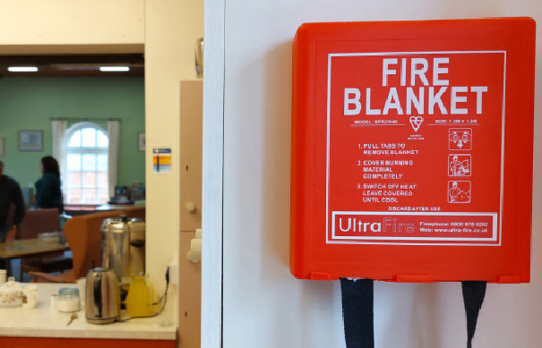 fire blanket situ